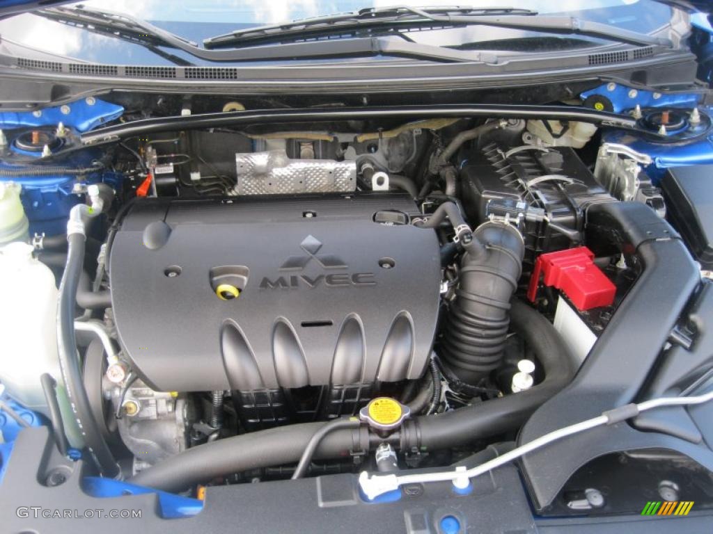 2009 Mitsubishi Lancer GTS 2.4L DOHC 16V MIVEC Inline 4 Cylinder Engine Photo #48408061