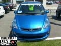 2008 Vivid Blue Pearl Honda Fit Hatchback  photo #2