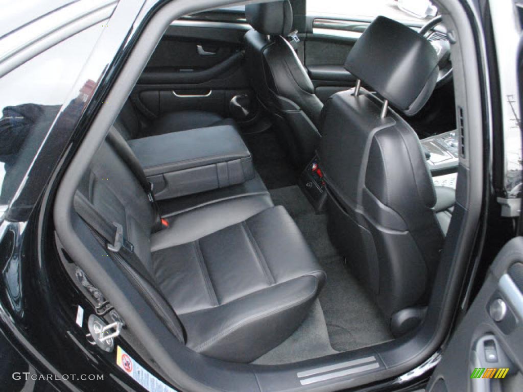 Black Interior 2008 Audi S8 5.2 quattro Photo #48408247