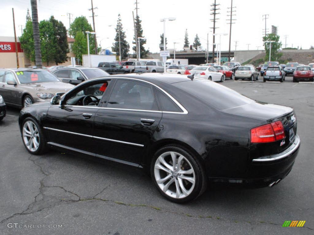 Brilliant Black 2008 Audi S8 5.2 quattro Exterior Photo #48408298