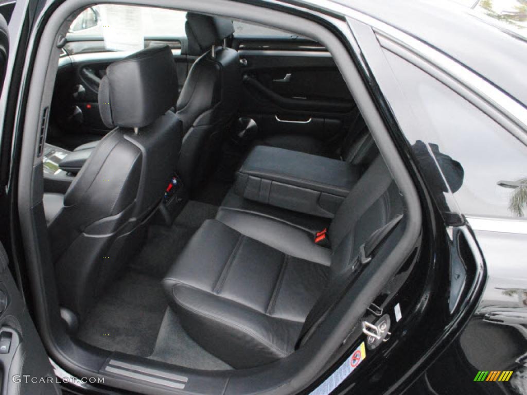 2008 S8 5.2 quattro - Brilliant Black / Black photo #11