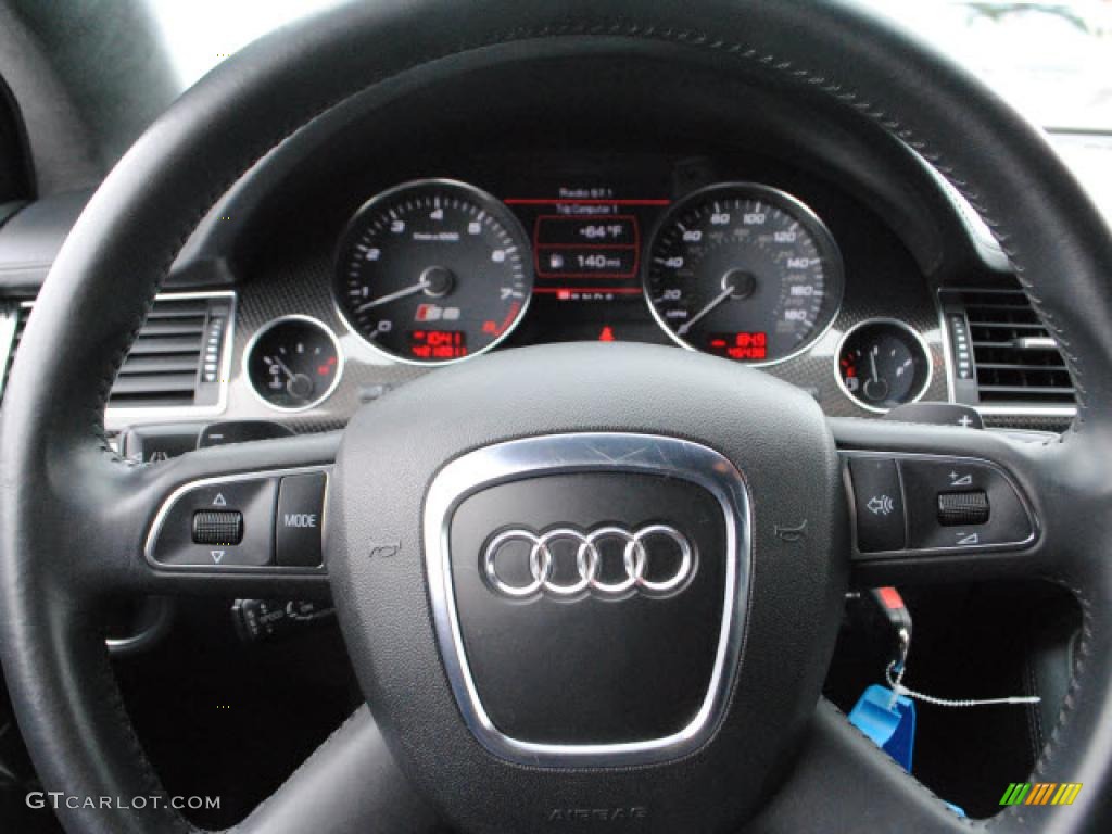 2008 S8 5.2 quattro - Brilliant Black / Black photo #18