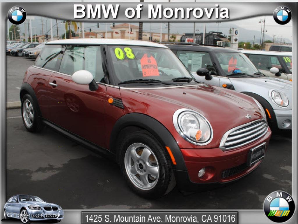 2008 Cooper Hardtop - Nightfire Red Metallic / Grey/Black photo #1