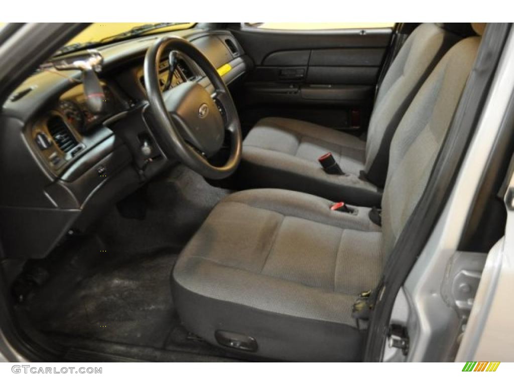 Dark Charcoal Interior 2009 Ford Crown Victoria Police Interceptor Photo #48409180