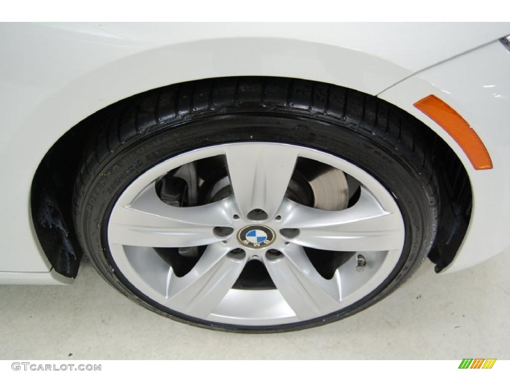 2008 3 Series 335i Coupe - Alpine White / Black photo #3