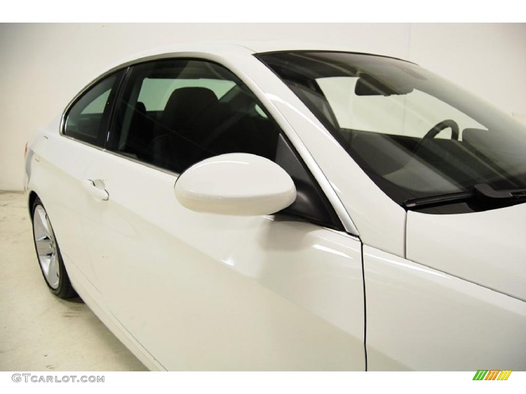 2008 3 Series 335i Coupe - Alpine White / Black photo #4
