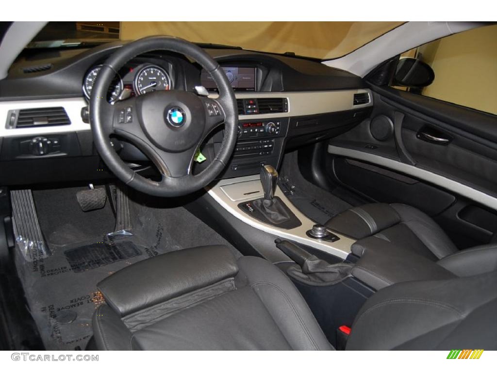 2008 3 Series 335i Coupe - Alpine White / Black photo #17