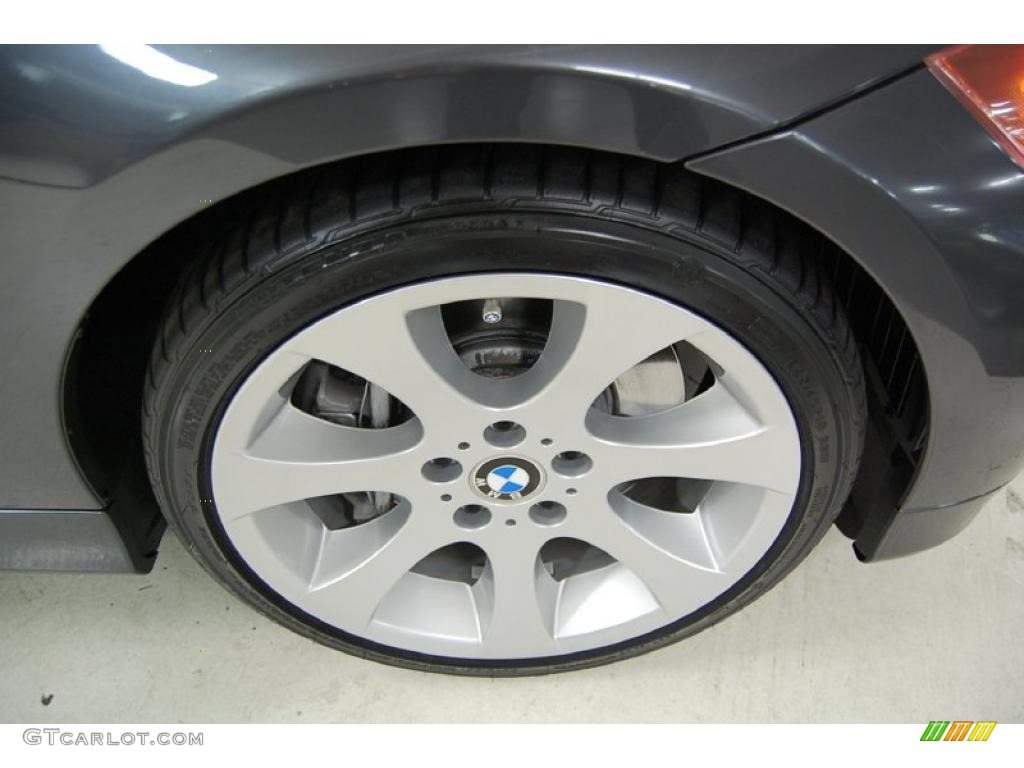 2008 3 Series 335i Sedan - Sparkling Graphite Metallic / Black photo #3
