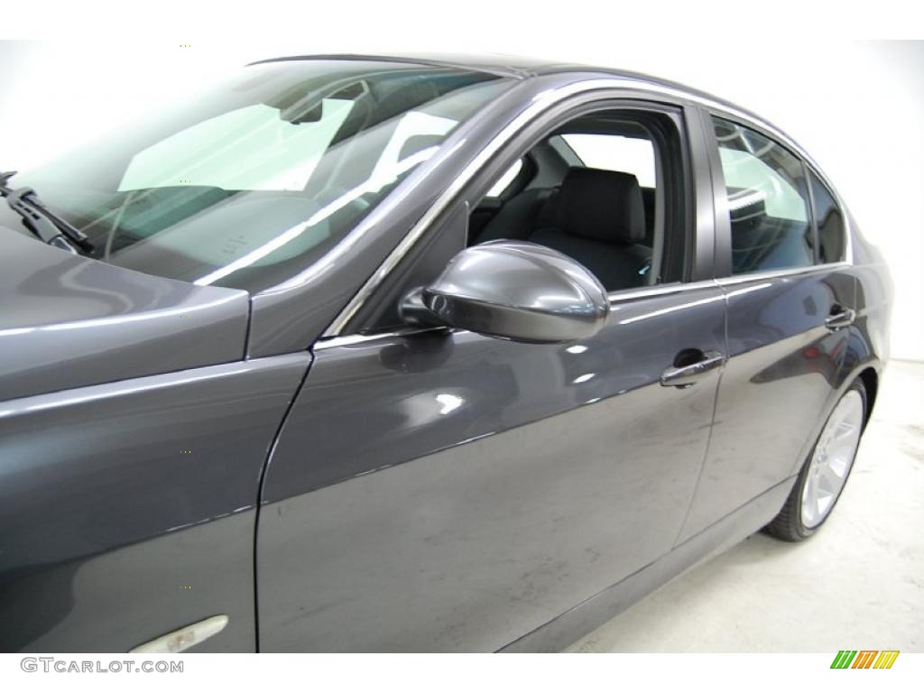 2008 3 Series 335i Sedan - Sparkling Graphite Metallic / Black photo #12