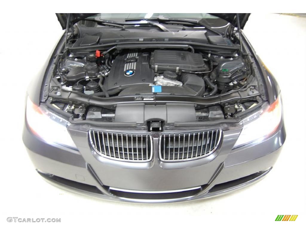 2008 3 Series 335i Sedan - Sparkling Graphite Metallic / Black photo #15
