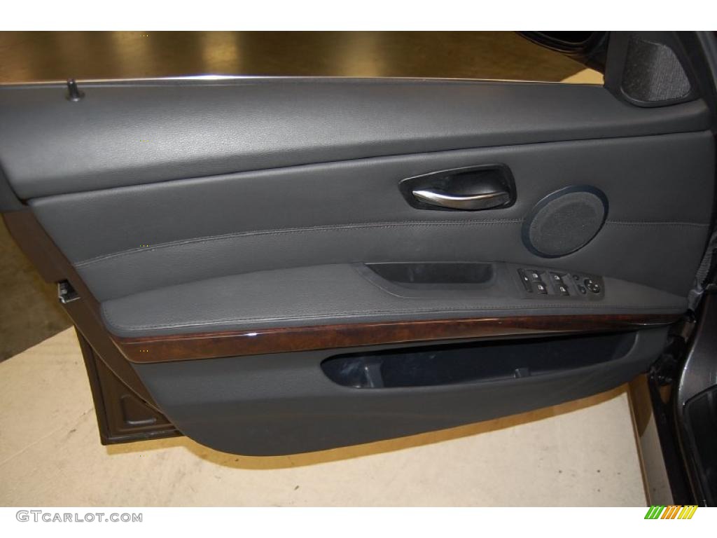 2008 3 Series 335i Sedan - Sparkling Graphite Metallic / Black photo #21