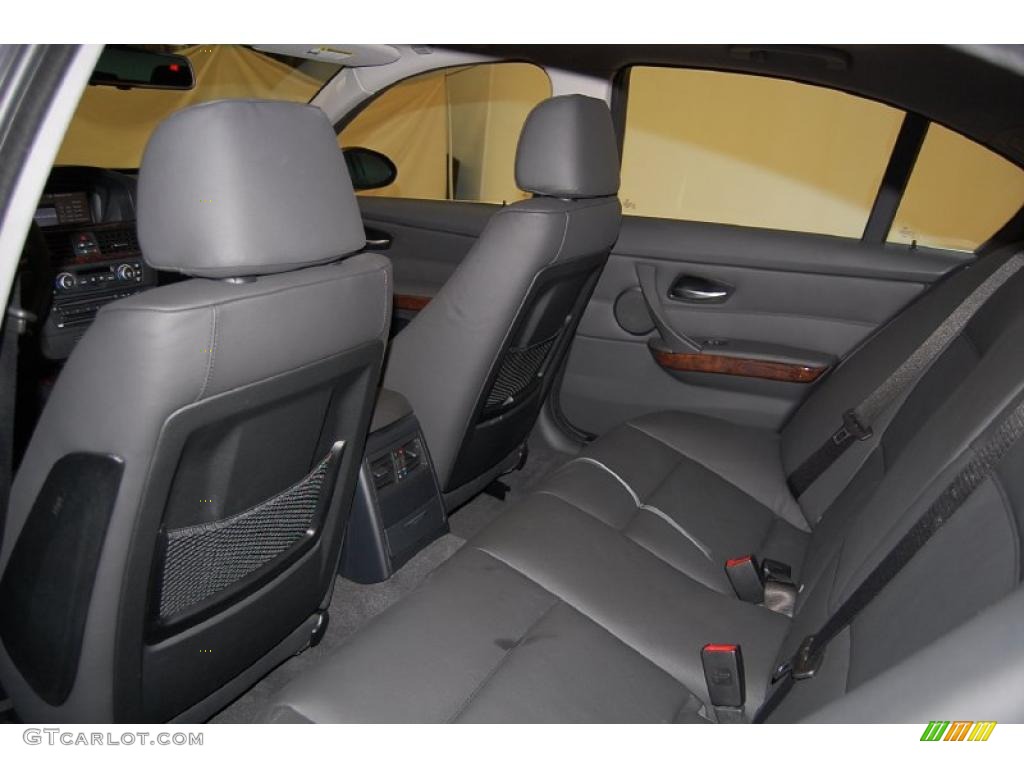 2008 3 Series 335i Sedan - Sparkling Graphite Metallic / Black photo #23