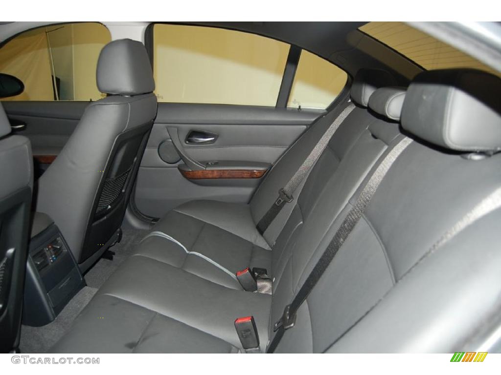2008 3 Series 335i Sedan - Sparkling Graphite Metallic / Black photo #24