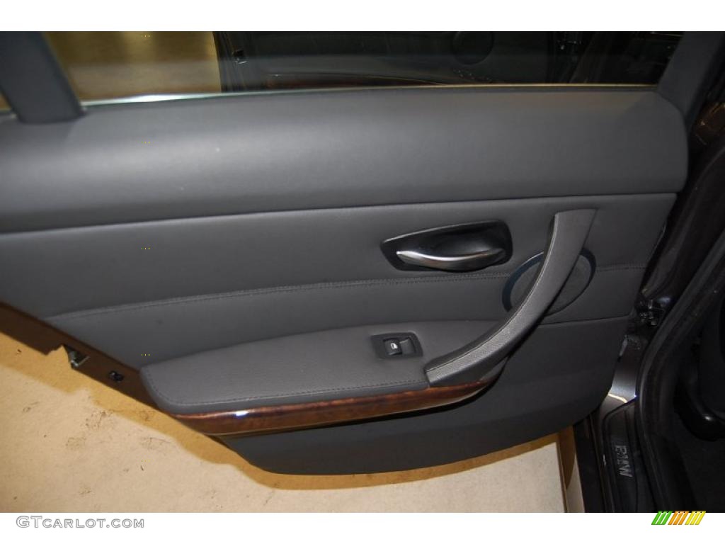 2008 3 Series 335i Sedan - Sparkling Graphite Metallic / Black photo #27
