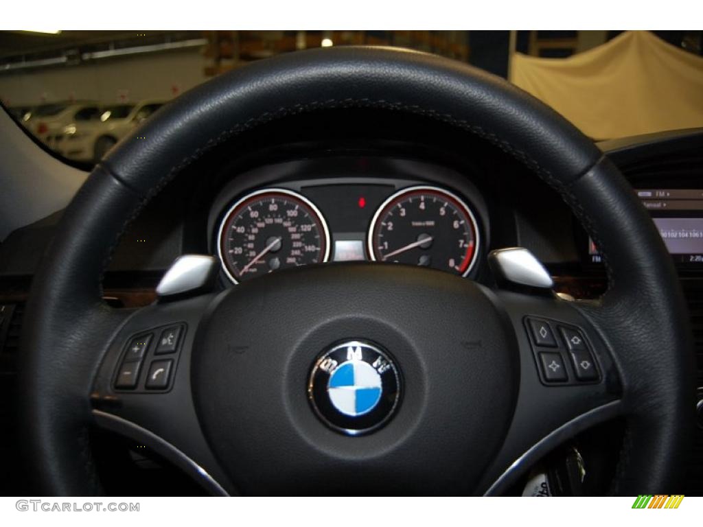 2008 3 Series 335i Sedan - Sparkling Graphite Metallic / Black photo #31