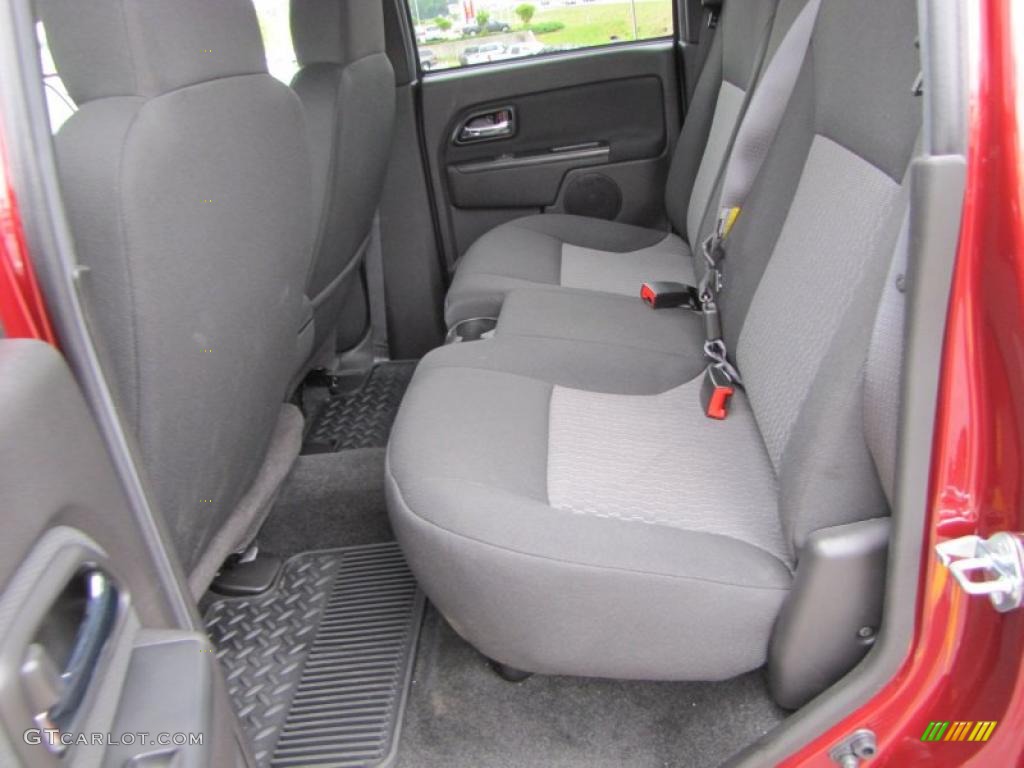 Ebony Interior 2011 Chevrolet Colorado LT Crew Cab Photo #48412693