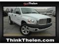 2007 Bright White Dodge Ram 1500 Big Horn Edition Quad Cab 4x4  photo #1