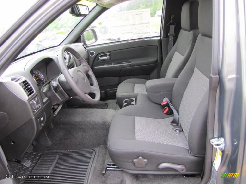 Ebony Interior 2011 Chevrolet Colorado LT Regular Cab Photo #48412894