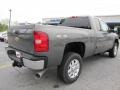 2011 Steel Green Metallic Chevrolet Silverado 2500HD LTZ Extended Cab 4x4  photo #6