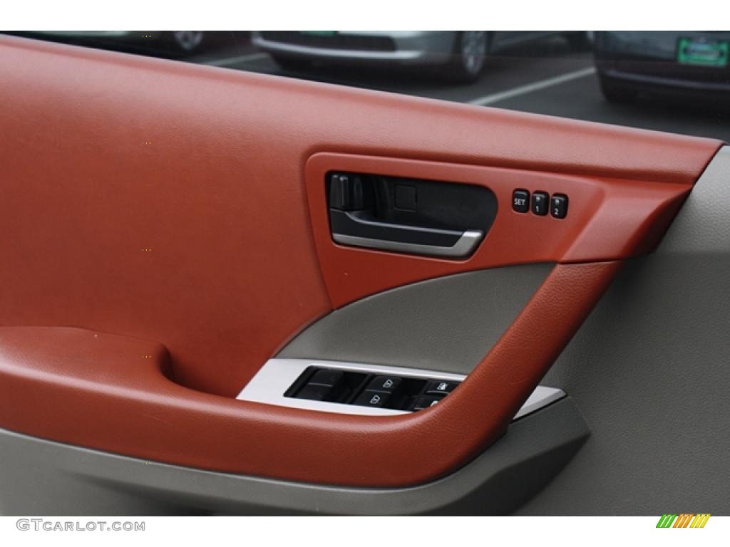 2003 Nissan Murano SL AWD Cabernet Door Panel Photo #48413914