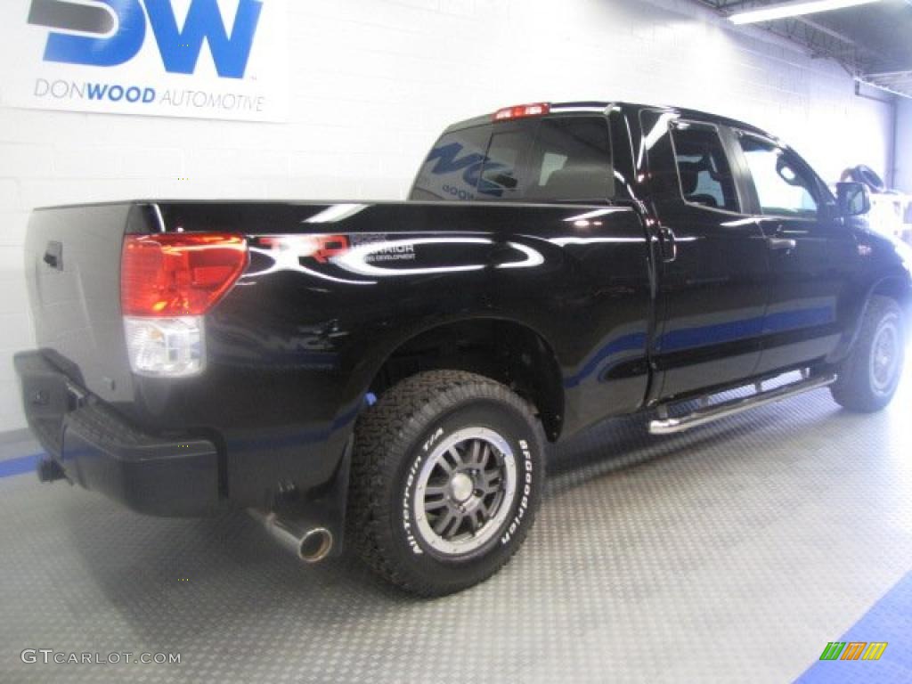 2010 Tundra TRD Rock Warrior Double Cab 4x4 - Black / Black photo #4