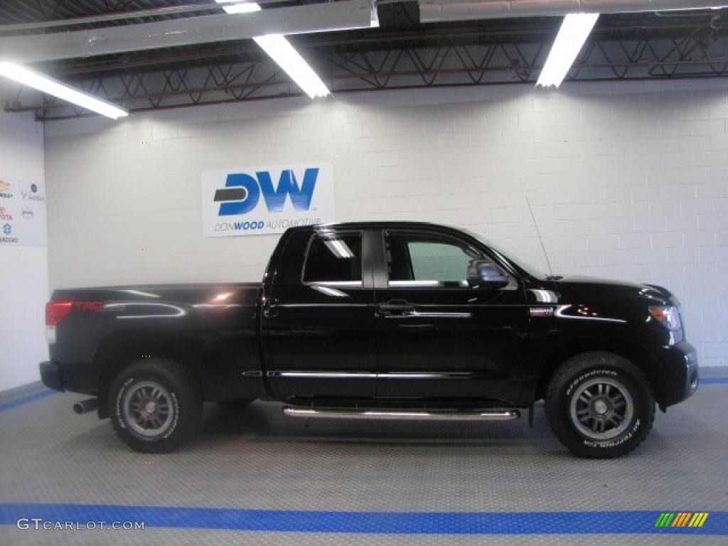 2010 Tundra TRD Rock Warrior Double Cab 4x4 - Black / Black photo #5