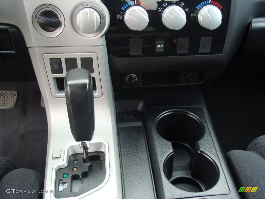 2008 Tundra SR5 TRD Double Cab 4x4 - Slate Gray Metallic / Black photo #13