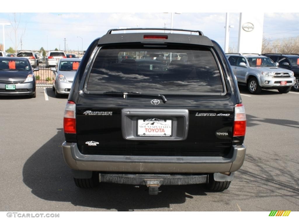 1999 4Runner Limited 4x4 - Black / Oak photo #3