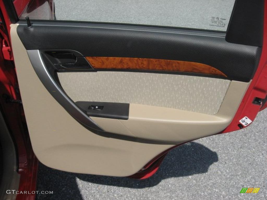 2009 Chevrolet Aveo Aveo5 LT Neutral Door Panel Photo #48415747