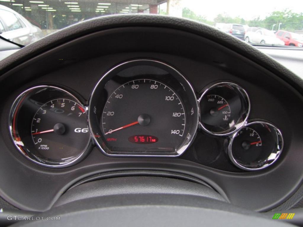 2007 Pontiac G6 GT Convertible Gauges Photo #48415930