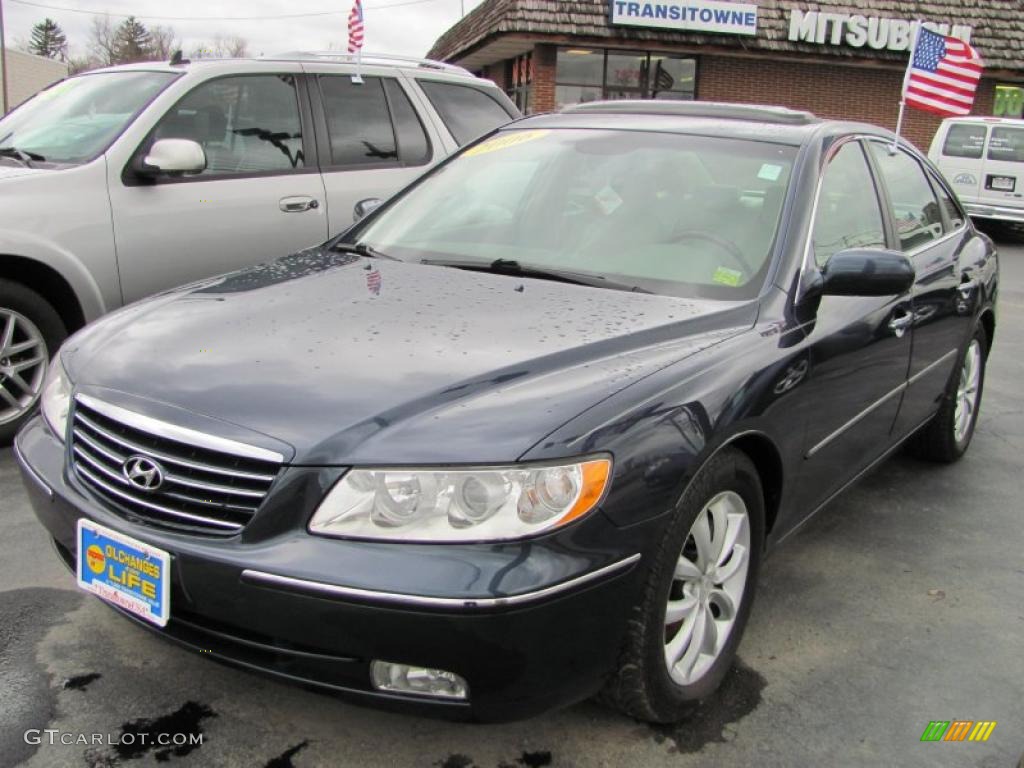 2006 Azera Limited - Venetian Blue Metallic / Beige photo #1