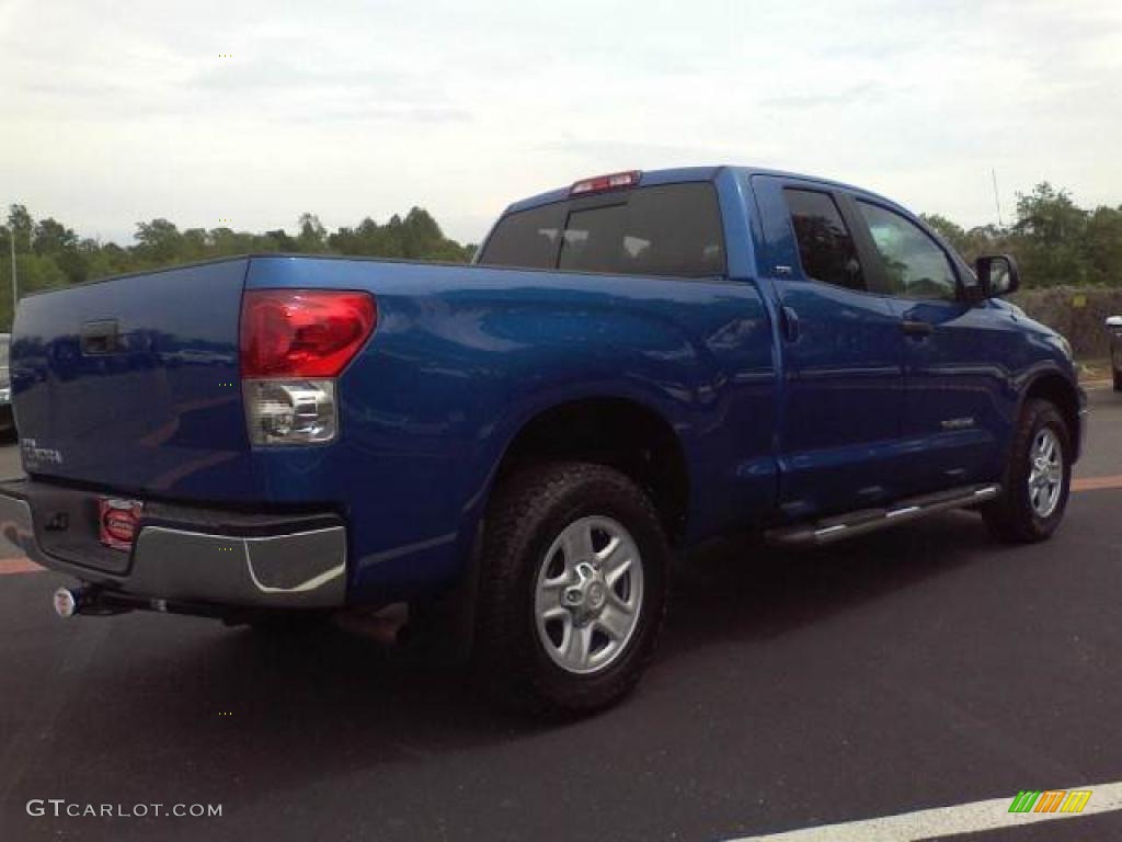 2008 Tundra SR5 Double Cab - Blue Streak Metallic / Black photo #16