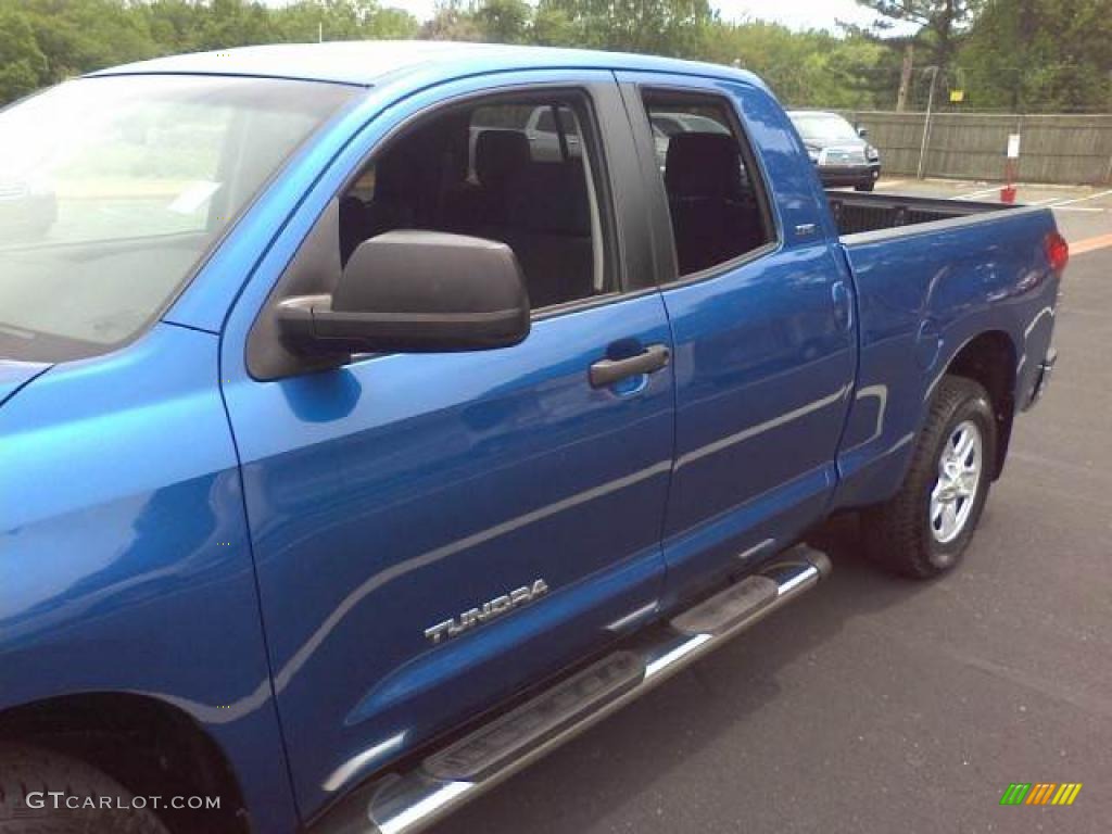 2008 Tundra SR5 Double Cab - Blue Streak Metallic / Black photo #21