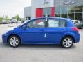 2011 Metallic Blue Nissan Versa 1.8 SL Hatchback  photo #2