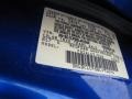B17: Metallic Blue 2011 Nissan Versa 1.8 SL Hatchback Color Code