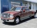 Dark Copper Metallic - F350 Super Duty King Ranch Crew Cab 4x4 Dually Photo No. 5