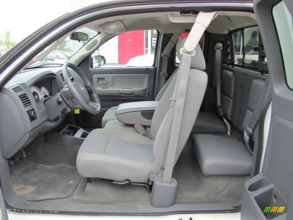Medium Slate Gray Interior 2006 Dodge Dakota SLT Club Cab Photo #48419470