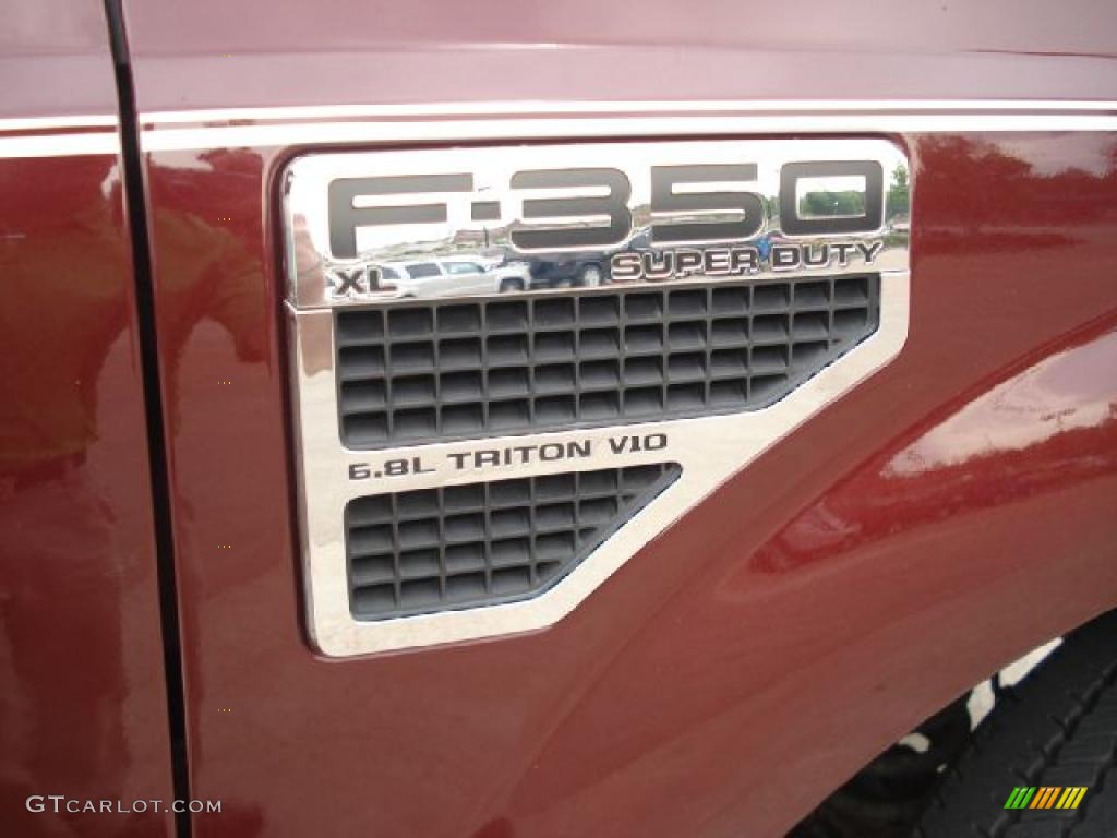 2009 Ford F350 Super Duty XL Crew Cab 4x4 Marks and Logos Photo #48419860