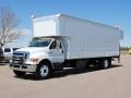 2008 Oxford White Ford F750 Super Duty XL Chassis Regular Cab Moving Truck  photo #2