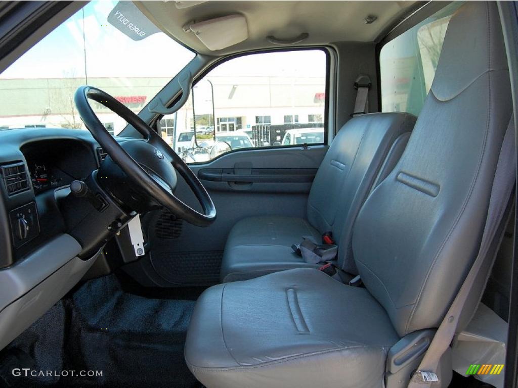Medium Flint Interior 2008 Ford F750 Super Duty XL Chassis Regular Cab Moving Truck Photo #48421321