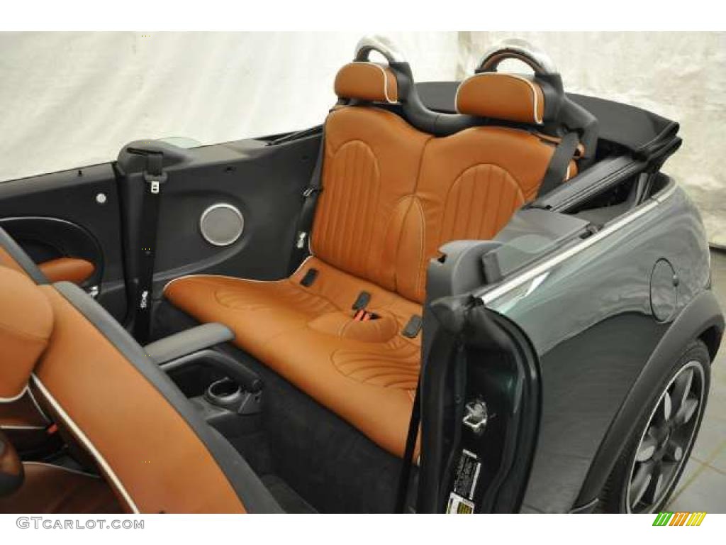 Lounge Malt Brown Interior 2007 Mini Cooper S Convertible Sidewalk Edition Photo #48421792
