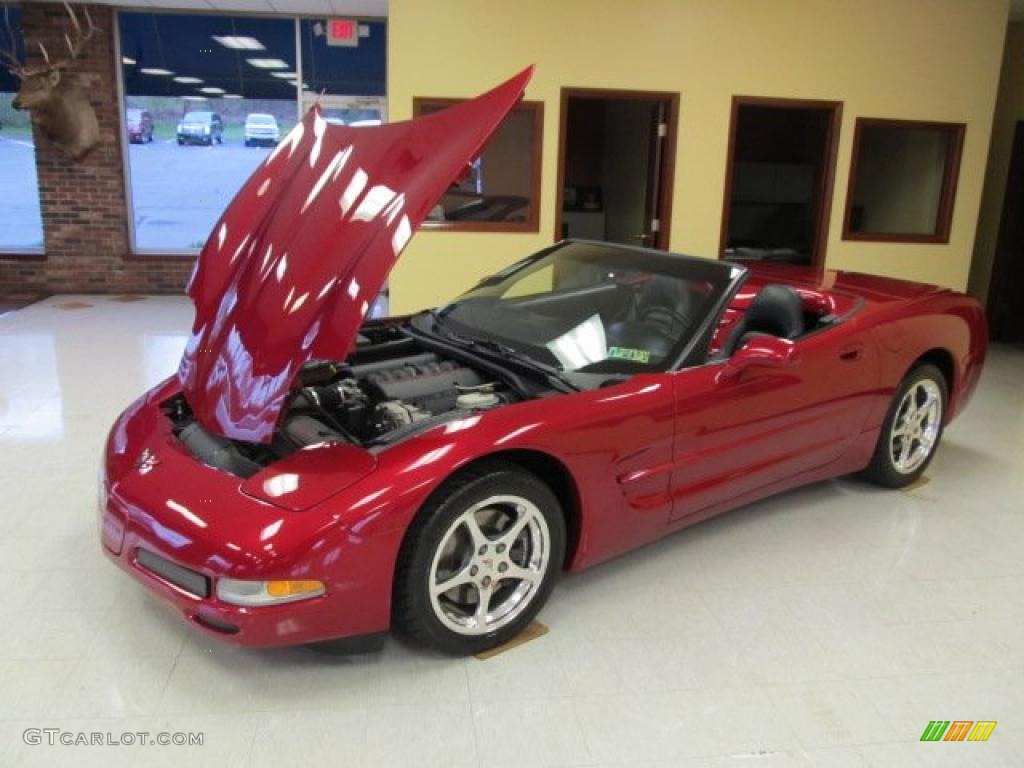 Magnetic Red II Metallic 2002 Chevrolet Corvette Convertible Exterior Photo #48421864