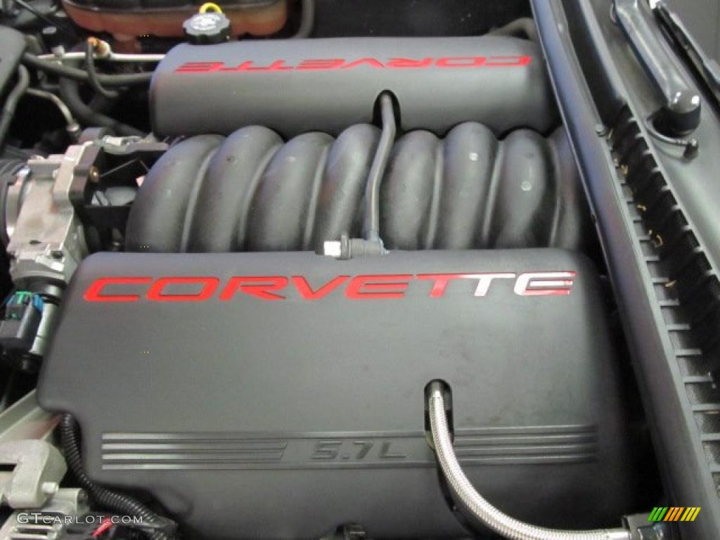 2002 Chevrolet Corvette Convertible 5.7 Liter OHV 16 Valve LS1 V8 Engine Photo #48421888