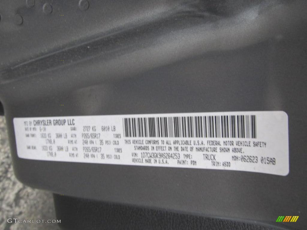 2010 Dakota Big Horn Crew Cab 4x4 - Mineral Gray Metallic / Dark Slate Gray/Medium Slate Gray photo #24