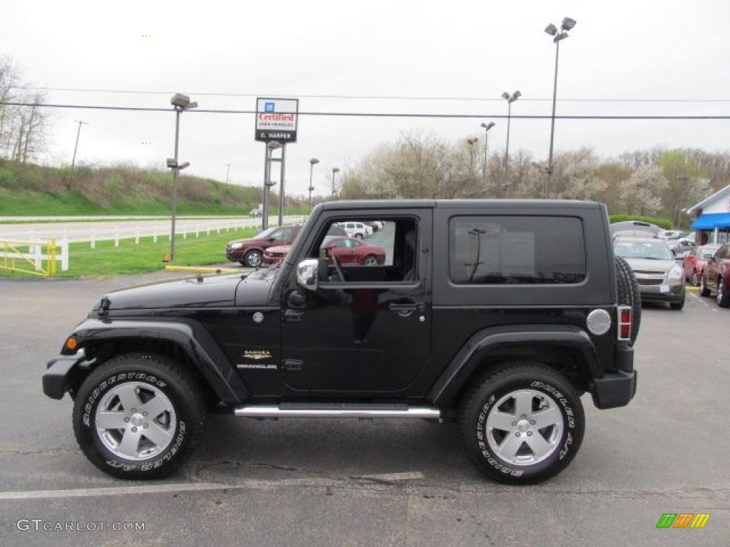 2010 Wrangler Sahara 4x4 - Black / Dark Slate Gray/Medium Slate Gray photo #6