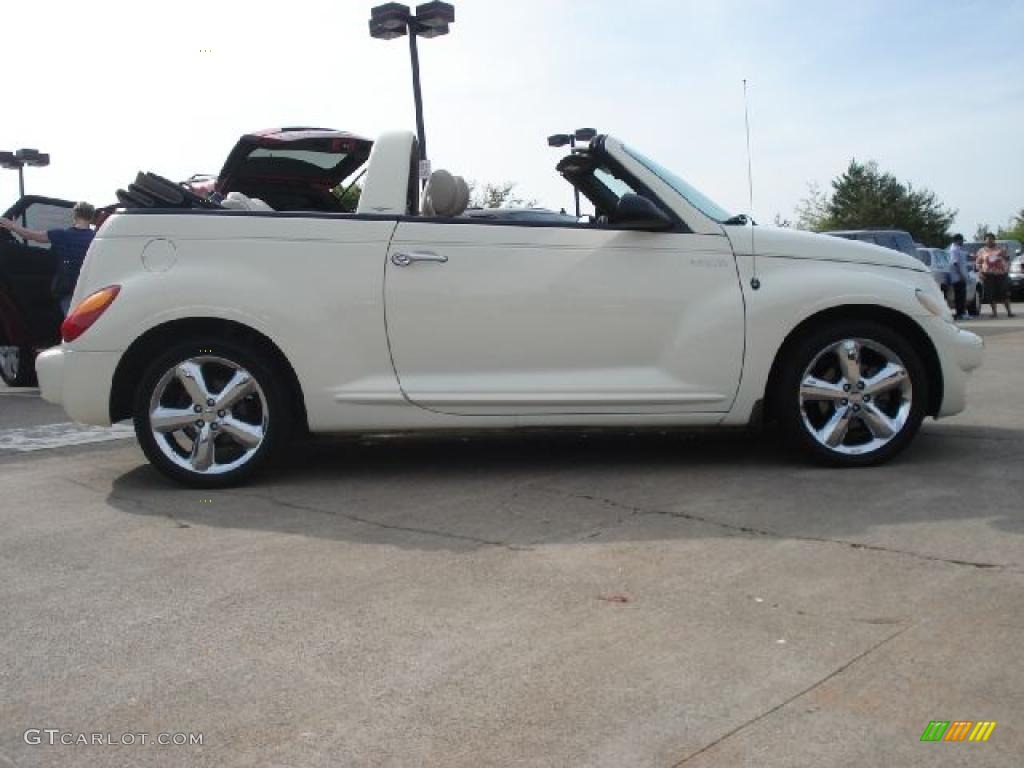Cool Vanilla White 2005 Chrysler PT Cruiser GT Convertible Exterior Photo #48423748