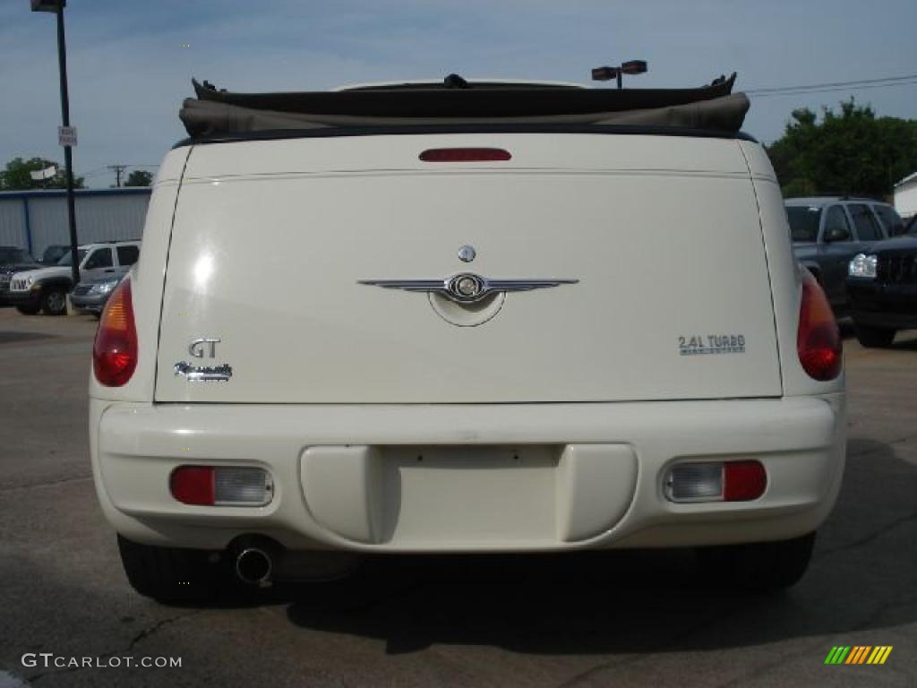 Cool Vanilla White 2005 Chrysler PT Cruiser GT Convertible Exterior Photo #48423766