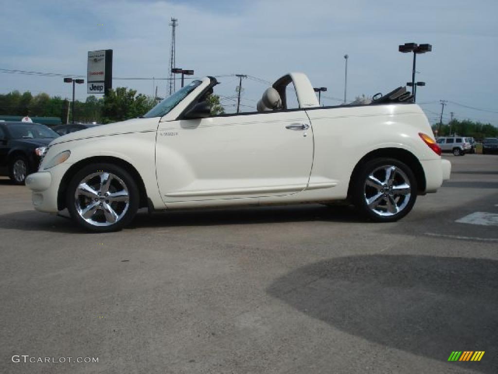 Cool Vanilla White 2005 Chrysler PT Cruiser GT Convertible Exterior Photo #48423778