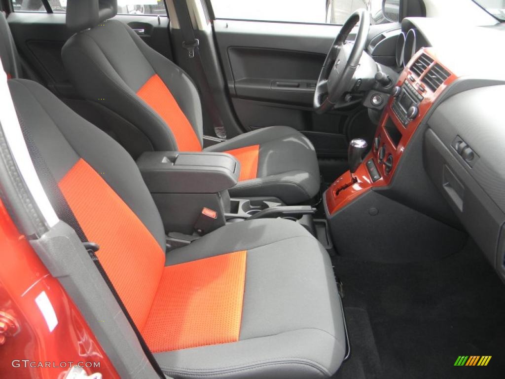 Dark Slate Gray/Orange Interior 2008 Dodge Caliber R/T AWD Photo #48423988