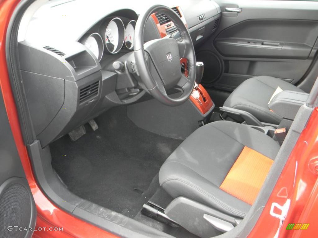 Dark Slate Gray/Orange Interior 2008 Dodge Caliber R/T AWD Photo #48423997